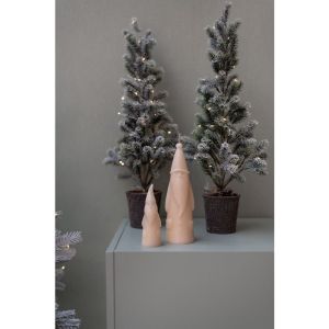 CANDLE SANTA CLAUS S BEIGE