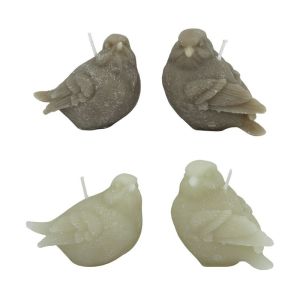 CANDLE BIRD BEIGE