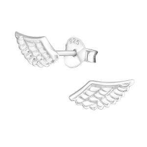 VLEUGELS  - 925 SILVER EAR STUDS  SILVER