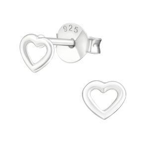 HARTJE OPEN - 925 SILVER EAR STUDS SILVER