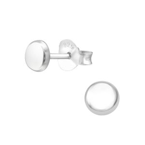 RONDJES - 925 SILVER EAR STUDS  SILVER