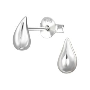 DRUPPEL MET KRISTALLEN - 925 SILVER EARSTUDS  SILVER