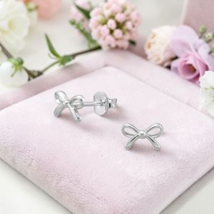 STRIKJES - 925 SILVER EARSTUDS ZILVER