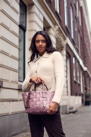 MINI PARIS SHOPPER DARK CHOCOLATE 