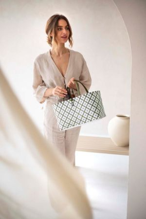 MINI MOTIF SHOPPER OLIVE
