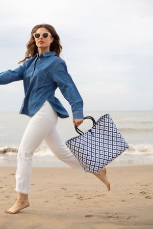 MOTIF SHOPPER NAVY