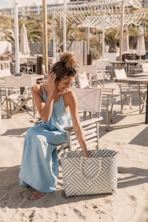 CLAIRE SHOPPER AQUA GREEN