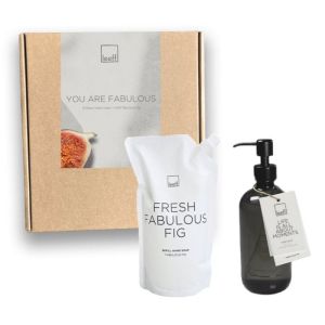 GIFTBOX - FABULOUS FIG HAND SOAP + REFILL - YOU ARE FABULOUS 