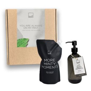 GIFTBOX - MNTY MOMENTS HAND SOAP + REFILL - YOU ARE ALWAYS ON MY MINT