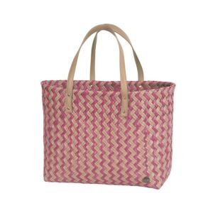 FAY SHOPPER NATUREL BROWN WITH RASPBERRY BROWN WITH RASP