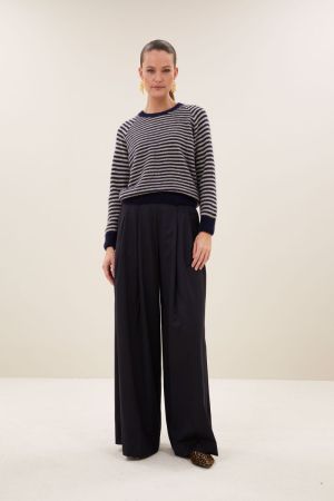 SEF SOLID PANTS DARK NAVY