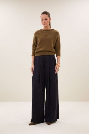 SEF SOLID PANTS DARK NAVY