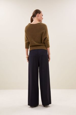 SEF SOLID PANTS DARK NAVY
