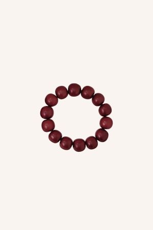 MICKY BRACELET BURGUNDY CRUSH
