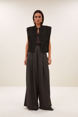 MILO SPARKLE GILET BLACK