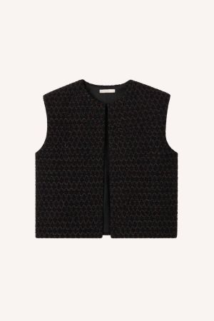 MILO SPARKLE GILET BLACK