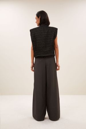 MILO SPARKLE GILET BLACK