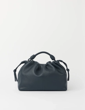 KIKI MIDI -UNIVERSE BLUE SOFT GRAIN LEATHER UNIVERSE BLUE