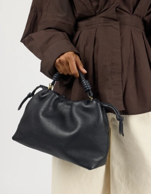KIKI MIDI -UNIVERSE BLUE SOFT GRAIN LEATHER UNIVERSE BLUE