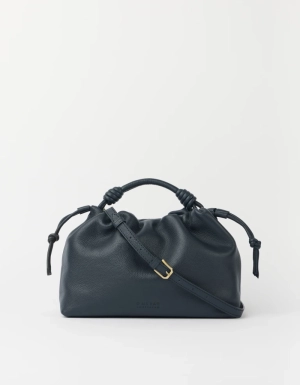 KIKI MIDI -UNIVERSE BLUE SOFT GRAIN LEATHER UNIVERSE BLUE