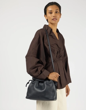 KIKI MIDI -UNIVERSE BLUE SOFT GRAIN LEATHER UNIVERSE BLUE