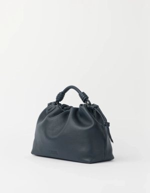 KIKI MIDI -UNIVERSE BLUE SOFT GRAIN LEATHER UNIVERSE BLUE