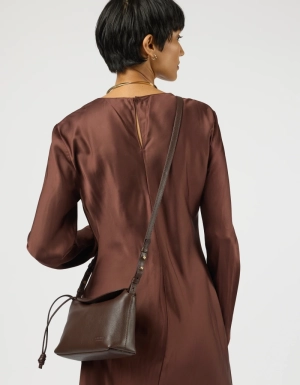 SIENNA MINI - CHOCOLATE SOFT GRAIN LEATHER CHOCOLATE