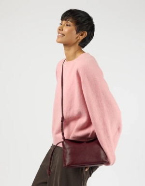 SIENNA MINI - DARK CHERRY SOFT GRAIN LEATHER DARK CHERRY