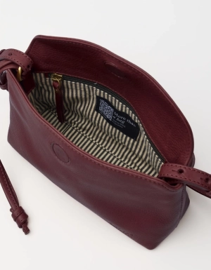 SIENNA MINI - DARK CHERRY SOFT GRAIN LEATHER DARK CHERRY
