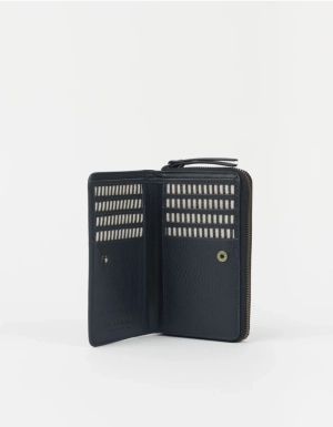 JETT WALLET - UNIVERSE BLUE PRINT LEATHER UNIVERSE BLUE