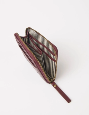 ROBBIE WALLET - DARK CHERRY SOFT GRAIN DARK CHERRY