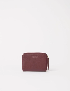 ROBBIE WALLET - DARK CHERRY SOFT GRAIN DARK CHERRY