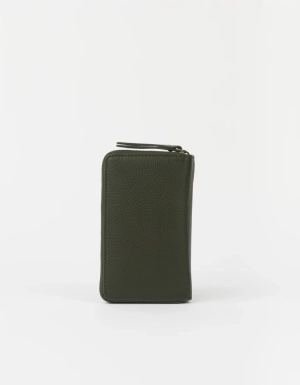JETT WALLET - MOSS SOFT GRAIN LEATHER MOSS