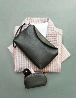 SIENNA MINI - MOSS SOFT GRAIN LEATHER MOSS