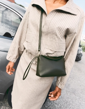 SIENNA MINI - MOSS SOFT GRAIN LEATHER MOSS