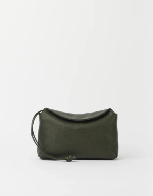 SIENNA MINI - MOSS SOFT GRAIN LEATHER MOSS