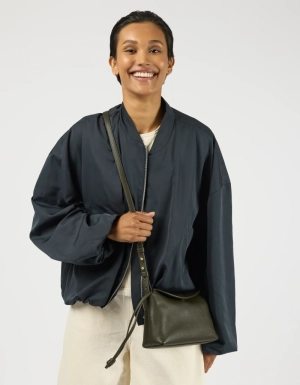 SIENNA MINI - MOSS SOFT GRAIN LEATHER MOSS