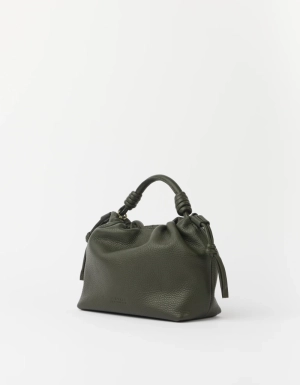 KIKI MINI -MOSS SOFT GRAIN LEATHER MOSS