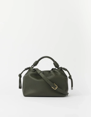 KIKI MINI -MOSS SOFT GRAIN LEATHER MOSS