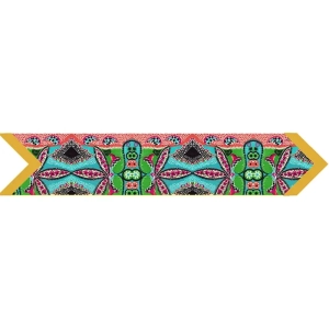 PAISLEY BLAUWE SKINNY ZIJDEN TWILLY BLAUW