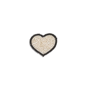 WITTE HART BROCHE 