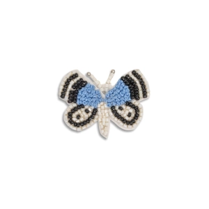 BLAUWE VLINDER BROCHE 