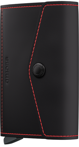 ENVELOPPE MATTE BLACK & RED BLACK AND RED